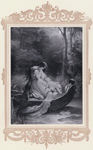 Ottilie, Wahlverwandtschaften von Wilhelm von (after) Kaulbach