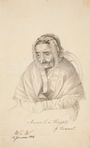 Anna Christina von Wright, die Großmutter des Künstlers von Wilhelm von Wright
