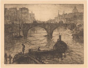 London von Willem Adrianus Grondhout (signed by artist)