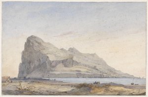Felsen von Gibraltar von Willem Anthonie van Deventer