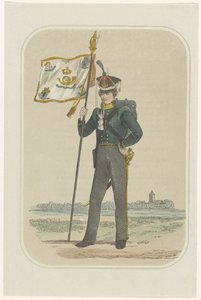 Freiwilliger Jäger der Leidener Hochschule, 1830 von Willem Bal