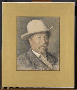 Porträt des Malers Gerardus Johannes Roermeester (1844-1936) von Willem Bastiaan Tholen