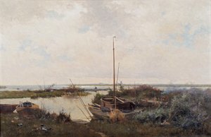 Flusslandschaft, 1882 von Willem Bastiaan Tholen