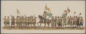 Delfter Umzug von 1862, erste und zweite Gruppe von Willem Bernardus IJzerdraat