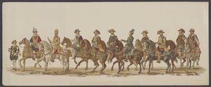 Delfter Umzug von 1862, vierte Gruppe von Willem Bernardus IJzerdraat