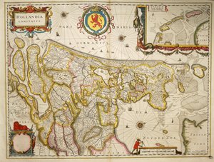 Holland aus Theatrum Orbis Terrarum von Willem Bleau, Amsterdam