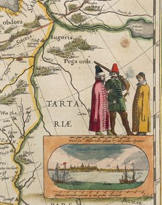 Karte von Tartary, aus Atlas Maior oder Novus (Detail)