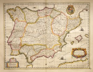 Spanien aus Theatrum Orbis Terrarum von Willem Bleau, Amsterdam