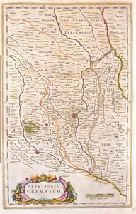 Territorium von Crema, Italien, in 