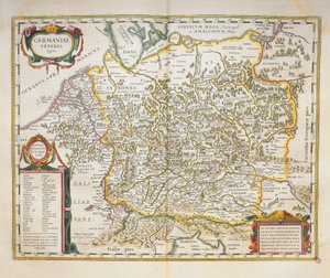Veteris Germany aus Theatrum Orbis Terrarum von Willem Bleau, Amsterdam von Willem Blaeu
