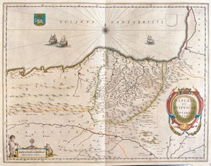 Region um Bilbao und darüber hinaus von Willem Blaeu
