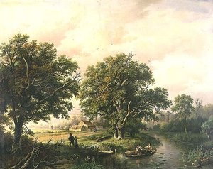 Flusslandschaft von Willem Bodeman