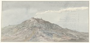 Ansicht des Ätna vom Südwesten (Reise nach Italien, Sizilien und Malta - 1778) von Willem Carel Dierkens