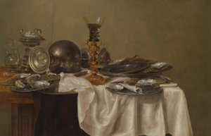 Frühstücksstillleben von Willem Claesz. Heda
