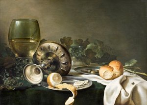 Stillleben von Willem Claesz. Heda