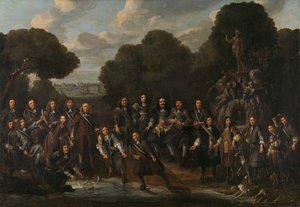 Allegorie auf das Aufblühen der niederländischen Fischerei nach dem Zweiten Englisch-Niederländischen Krieg (1665-67)