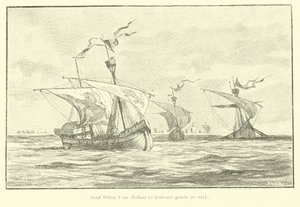 Graf Wilhelm I. von Holland auf dem Weg zum 5. Kreuzzug, 1217 von Willem II Steelink