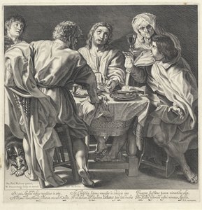 Mahlzeit in Emmaus von Willem Isaacsz. van Swanenburg