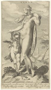 Venus und Cupido von Willem Isaacsz. van Swanenburg