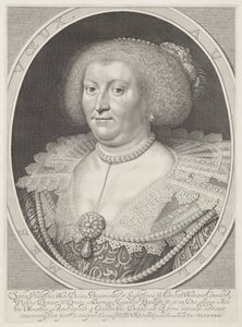 Porträt von Sophia Hedwig von Braunschweig-Wolfenbüttel von Willem Jacobsz Delff