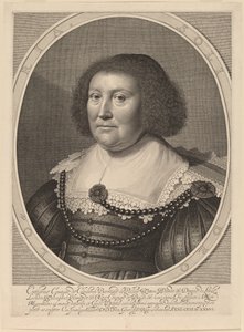 Catherine, Gräfin von Pallandt von Willem Jacobsz Delff after Michiel van Miereveld