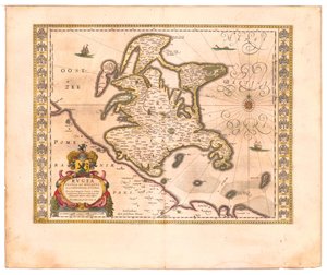 Rügen aus: Theatrum Orbis Terrarum..., 1645 von Willem Janszoon Blaeu