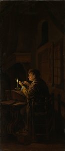 Triptychon: Allegorie der Kunstschulung von Willem Joseph Laquy