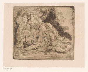 Ruhende Schauspielerin von Willem Linnig (II)