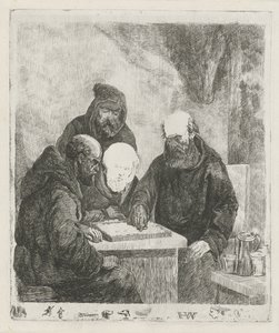 Dammende Mönche