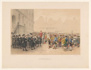Dritte Gruppe der Utrechter Maskerade 1856