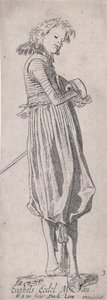 Englischer Edelmann, aus Edelleute verschiedener Länder, Platte 3, ca. 1615 von Willem Pietersz. Buytewech