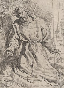 Der heilige Franziskus empfängt die Stigmata, ca. 1613-14