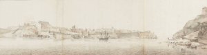 Blick auf Valletta auf der Insel Malta, gesehen von Senglea von Willem Schellinks