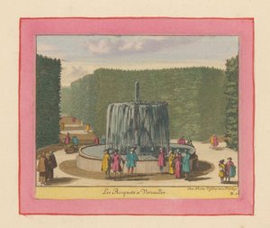 Brunnen in den Bosketten der Gärten von Versailles