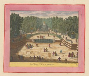 Wassertheater in den Gärten von Versailles von Willem Swidde