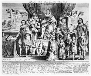 Der Triumph von König James und seinen erhabenen Nachkommen, ca. 1622-4