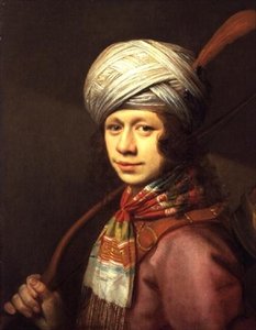 Ein junger Bogenschütze