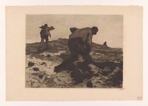 Landarbeiter auf der Heide (Heiwerkers)