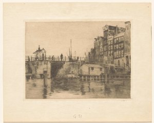 Ansicht der Kraansluis in Amsterdam