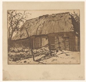 Scheune mit Zaun in Brabant