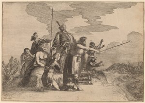 Pharao ertrinkt im Roten Meer von Willem van Lande