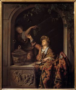 Seifenblasen (Willem Van Mieris) von Willem Van Mieris