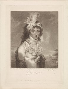 Porträt von Caroline Amalia Elisabeth von Braunschweig-Wolfenbüttel von Willem van Senus