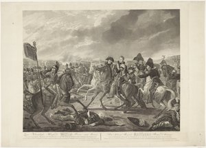 Seine Königliche Hoheit Wilhelm Prinz von Oranien in der ruhmreichen Schlacht von Waterloo, am 18. Juni 1815, verwundet im Moment des Sieges