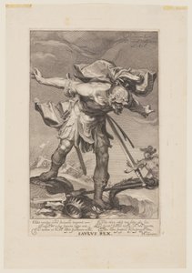 Saulus Rex, aus Sünder des Alten und Neuen Testaments von Willem van Swanenburgh