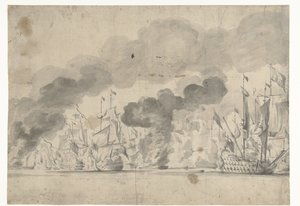 Seeschlacht bei Lowestoft am 13. Juni 1665