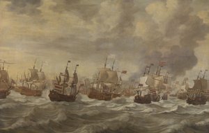 Episode aus der Vier-Tage-Seeschlacht im Juni 1666