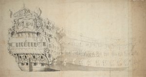 Royal Sovereign von Willem van de the Elder Velde