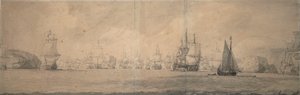 Die niederländischen Ostindienfahrer segeln in Richtung Bok op Raa (Bjaelkero), 25. August-4. September 1665