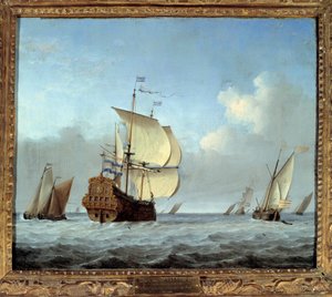 Marine mit Flaggschiff